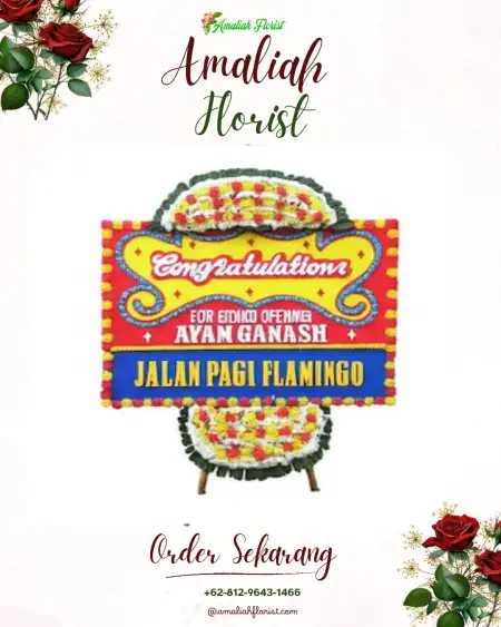 Sewa Papan Bunga Rawamangun